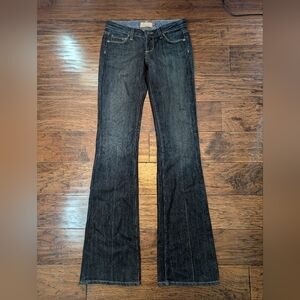 PAIGE Y2K Laurel Canyon Low Rise Bootcut Dark Wash Jeans Size 24